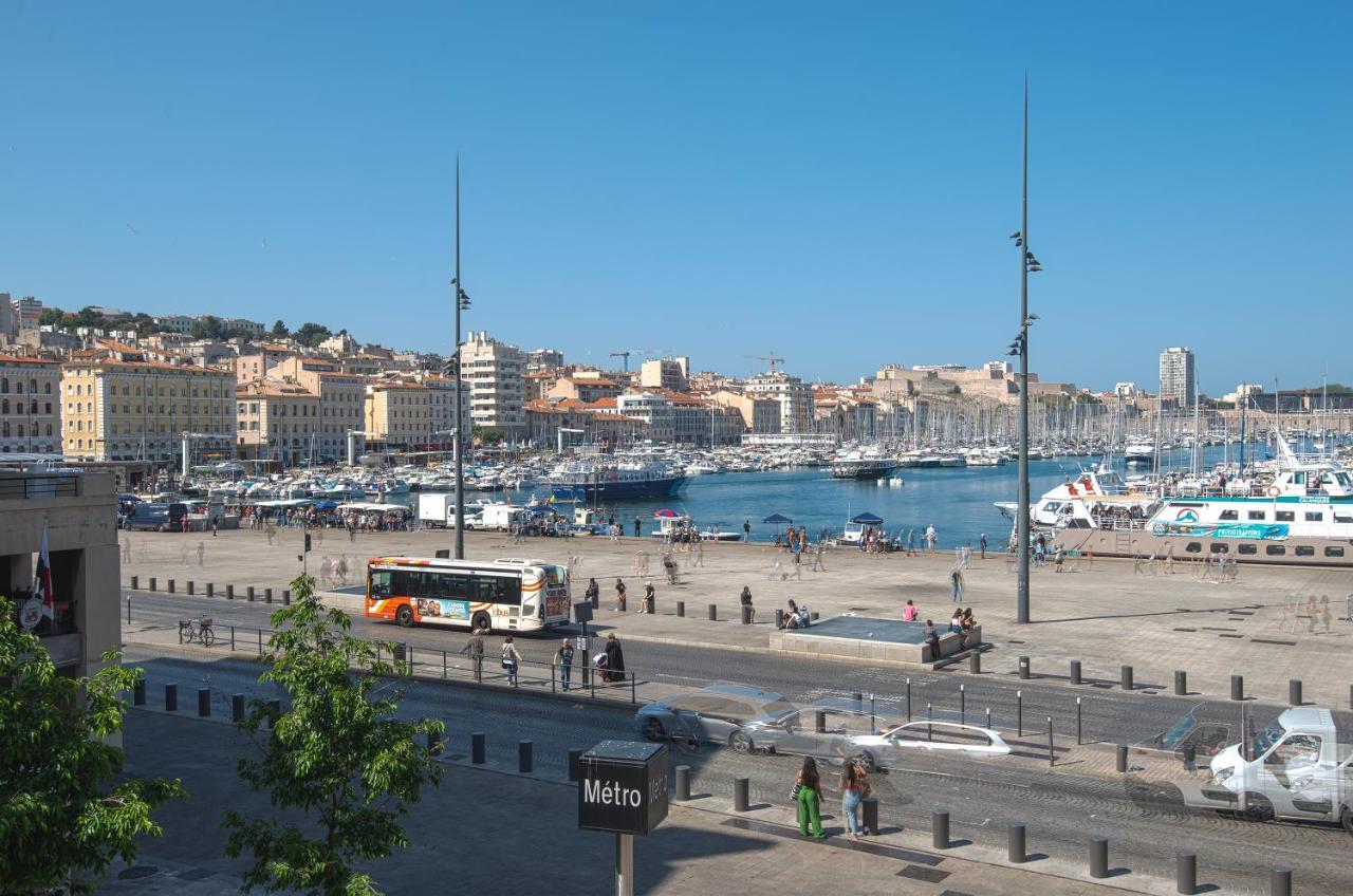 Le Balcon Du Vieux-Port-Amazing Sea View-100M2 Lägenhet Marseille Exteriör bild
