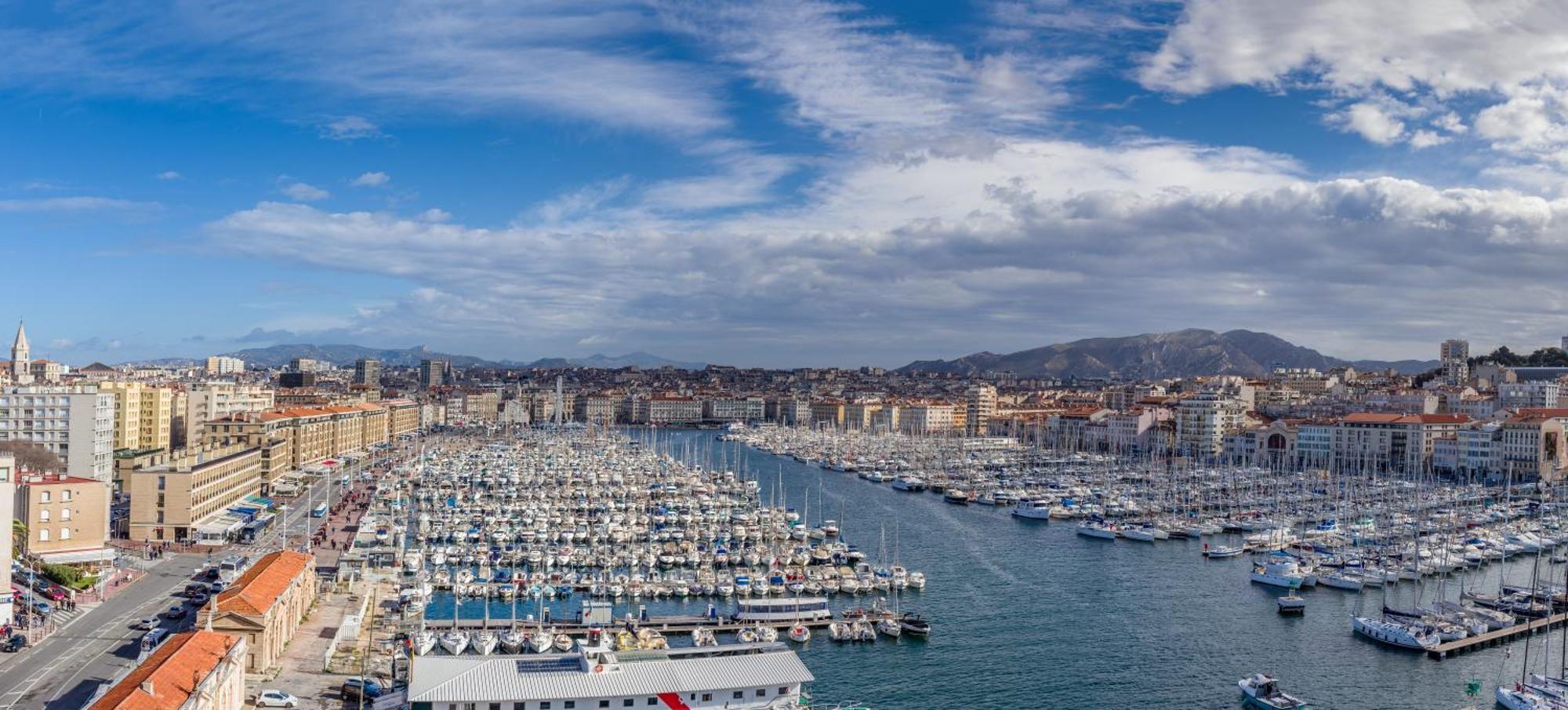 Le Balcon Du Vieux-Port-Amazing Sea View-100M2 Lägenhet Marseille Exteriör bild